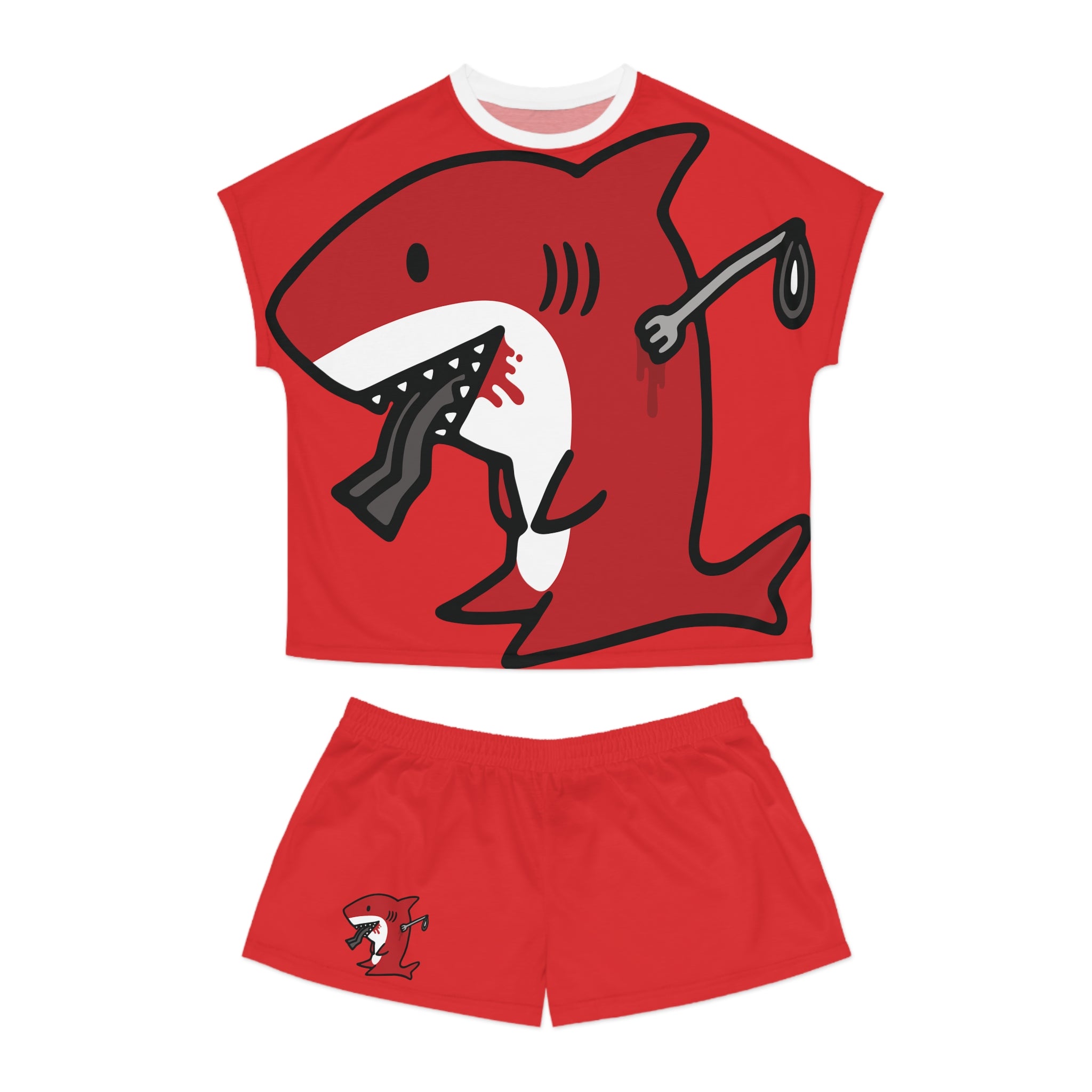 Slit Gill Big Red Pajama Set